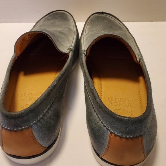 VINCE CAMUTO MAN LOAFERS SHOES US SZ 11 GRAY COLOR - Picture 7 of 10
